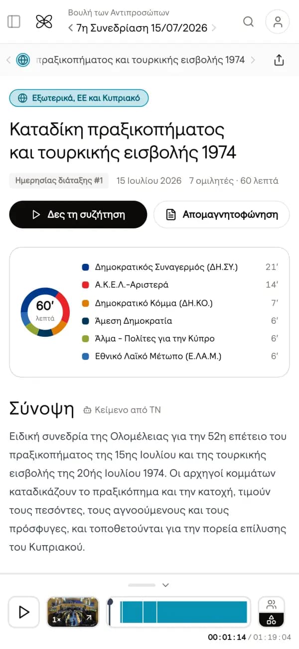 Θέματα και περιλήψεις